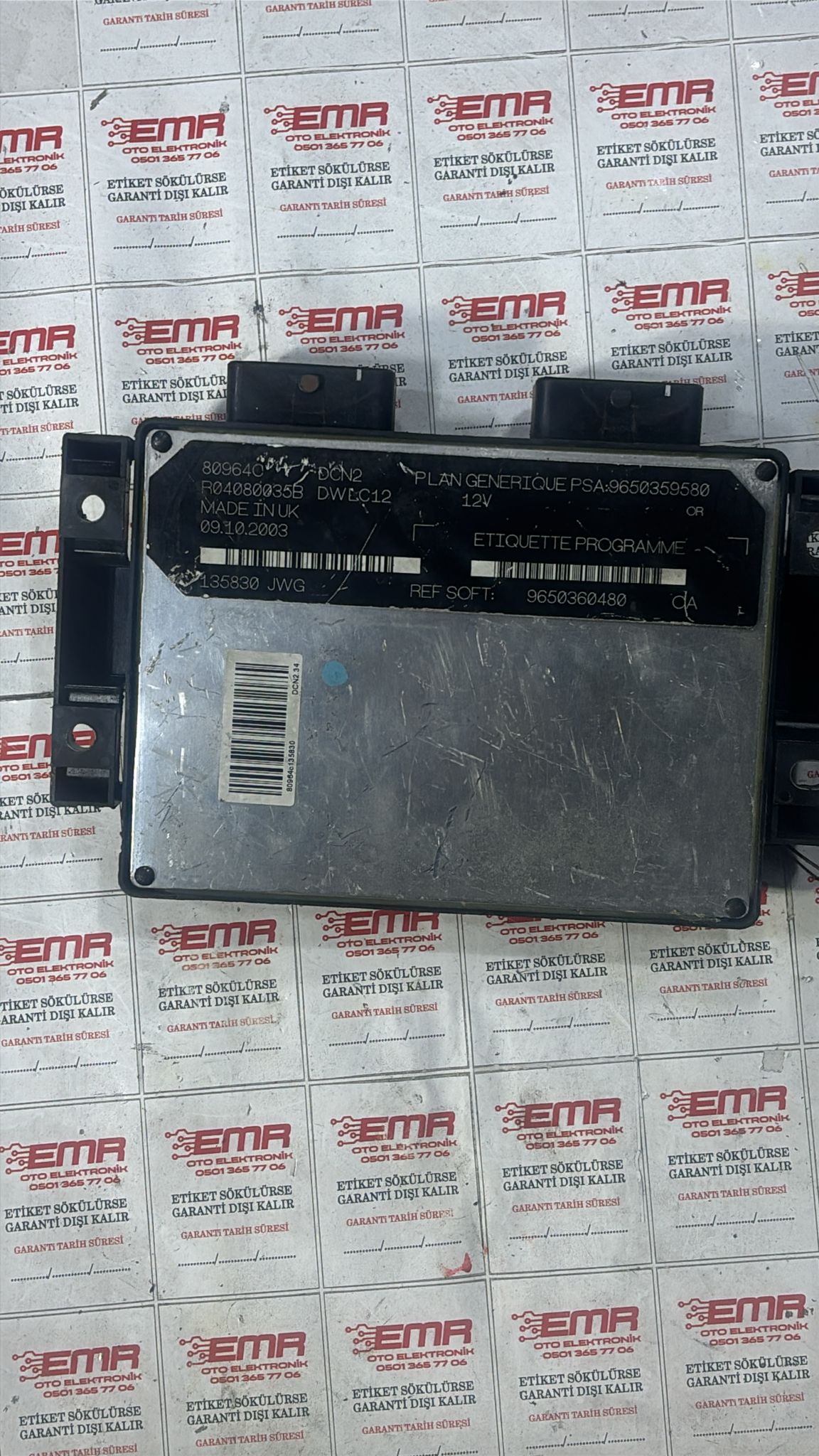 PEUGEOT PARTNER 1.9 2.0 MOTOR BEYNİ R04080035B